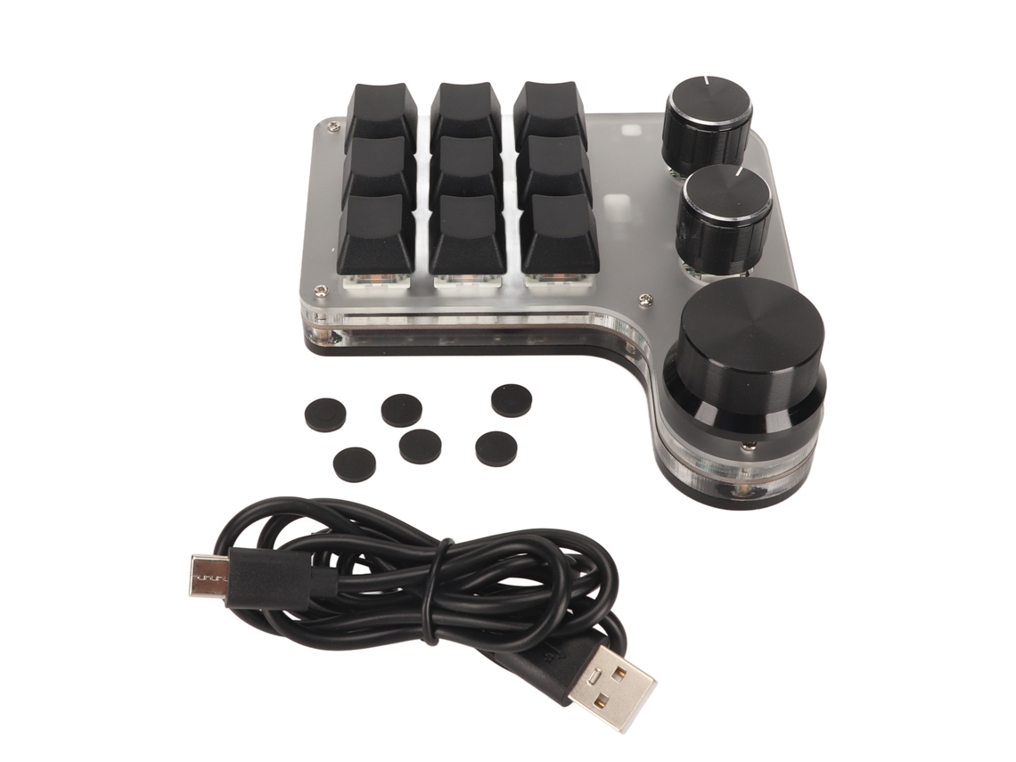 2026 teclado Mecânico Rgb Programável Diy