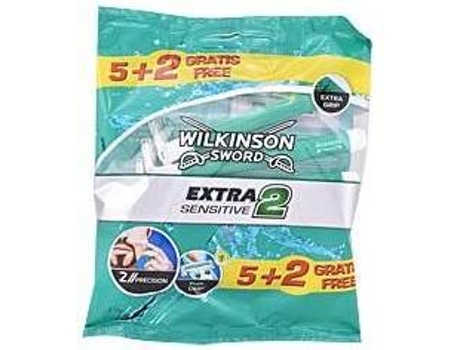 Máquinas de Barbear Descartáveis Extra2 Sensitive  (5 uds)