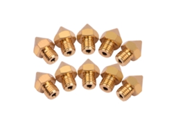 10 Bicos Extrusor Cobre 0.4mm Compatível Cr-10s Pro Impressora 3d Fio 1.75mm
