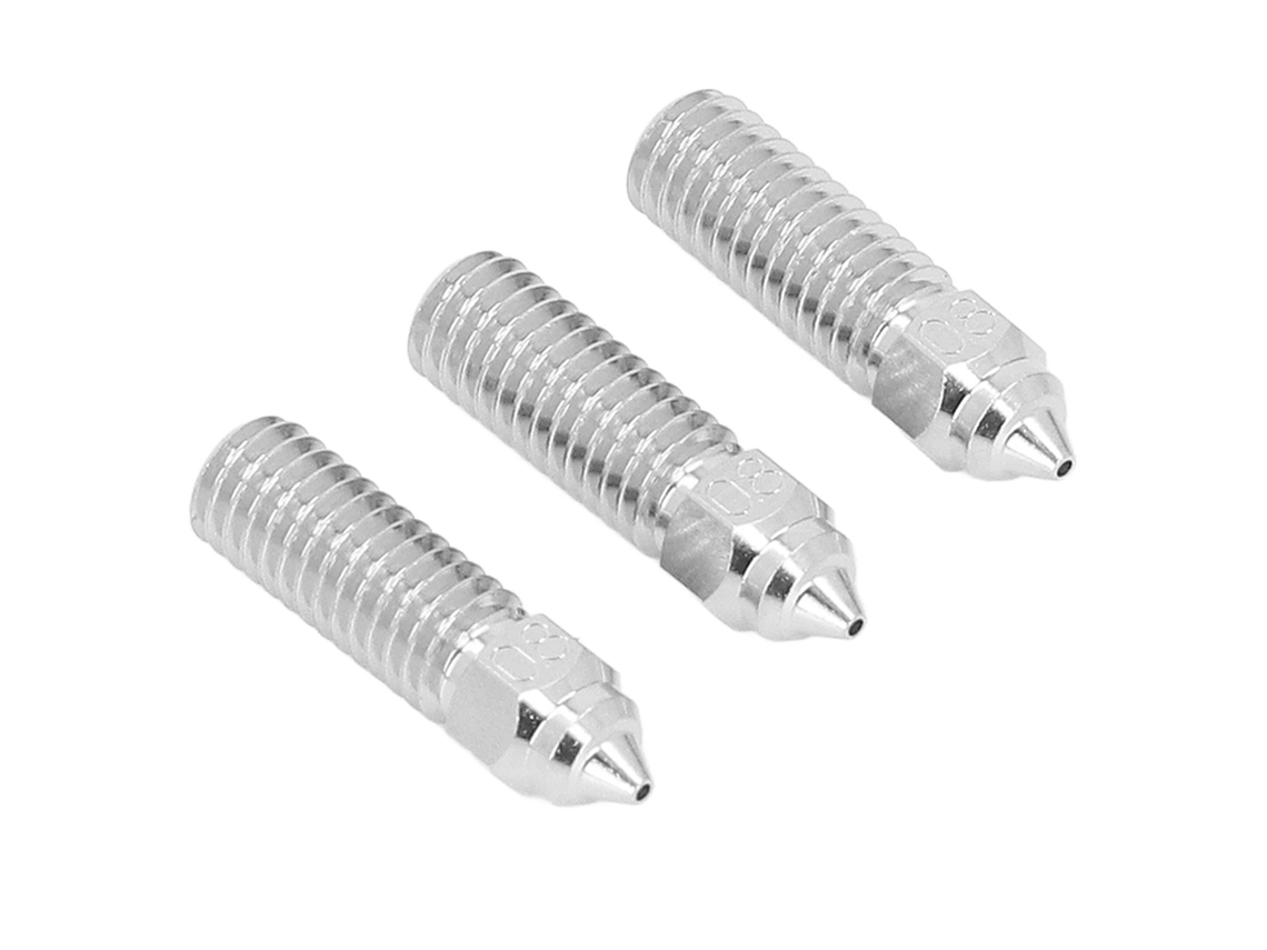 3 Peças Bico De Extrusora 3d 1.75mm M6 Hotend Para Creality K1 0.8mm Alta Velocidade