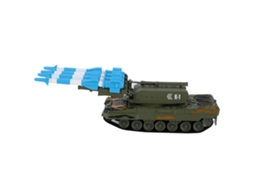 Primerox modelo de Tanque de Mísseis Guiados de Liga 1:40 Brinquedo Militar para Crianças Presente