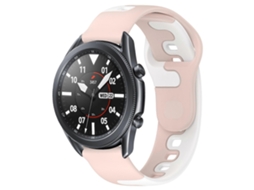 Pulseira De Silicone Bicolor De 22 Mm