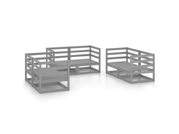 Garden Lounge Set, Garden Lounge Sets Vidaxl Cinzeto Madeira De Pinho (n/a)