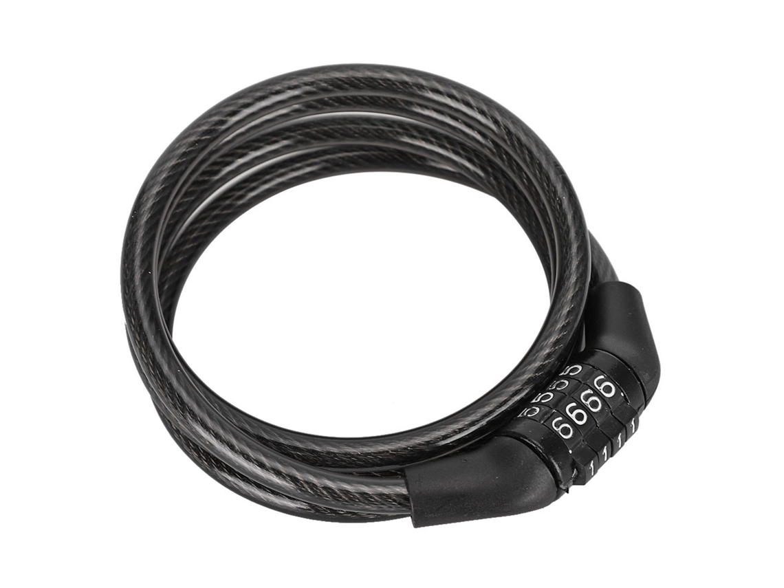Cadeado De Arame De Aço De 4 Dígitos Para Bicicleta, Alta Segurança, Antirroubo, Proteção Externa Para Ciclismo Aquaforge
