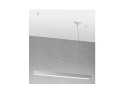Candeeiro de Teto LEDBOX pinne led 95 cinzento 31w
