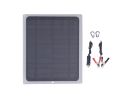 Painel Solar Mini 12v 10w Monocristalino À Prova D'água com Usb Carregador para Celular Outdoor S/MARCA