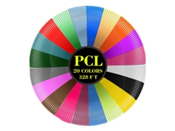 Filamento Pcl Para Caneta De Impressão 3d, 1,75 Mm, 20 Cores, 5 Metros De Cada Cor, Totalizando 100 Metros