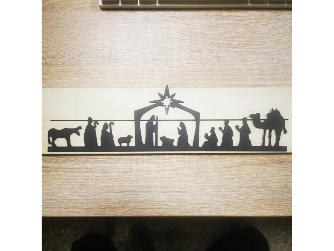 Porta-velas Base Madeira Com Decoração Metal