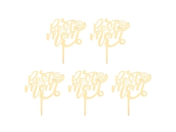5pcs Toppers De Decoração De Bolo