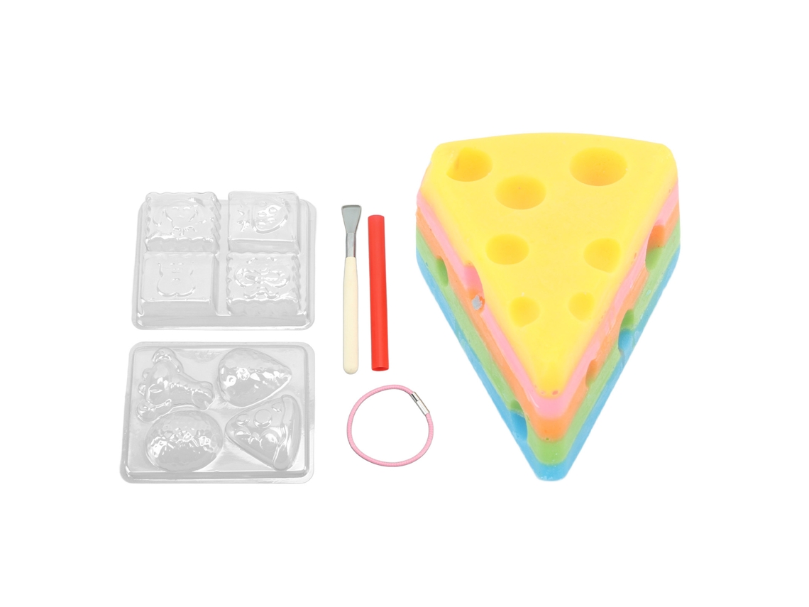Mali kit de Brinquedo Diy Sabonete Arco íris Cheddar Sem Poeira para Meninos e Meninas Presente Aniversário Natal Páscoa