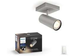 Foco PHILIPS Buratto 5.5W Alumínio+Comando