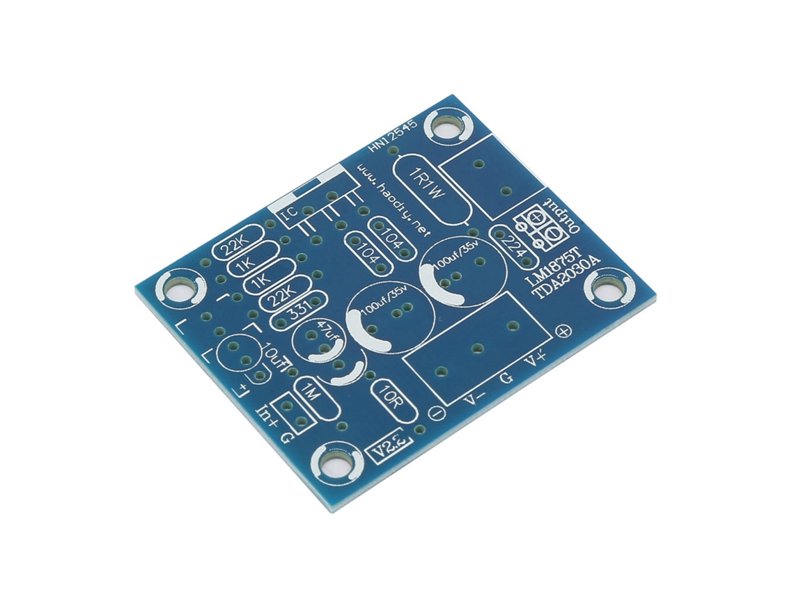 Lm1875t Diy Kit: Placa De Amplificador De Áudio Hifi De 20w Mono