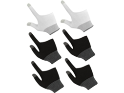 Lurelia Dedeiras Gaming Para Ecrã Tátil 3 Pares, Tecido Respirável, Respirável, Resistente Ao Suor, Para Gaming Móvel E Ecrãs Táteis