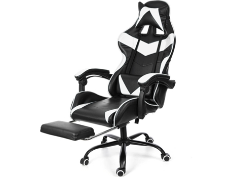 Cadeira Gaming INSMA High Back Racing (Até 150 kg - Branco)