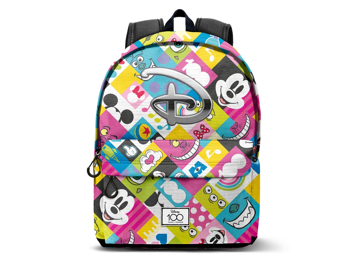 Mochila KARACTERMANIA Disney 100 Collage Hs Fan 2.0 Multicolorido