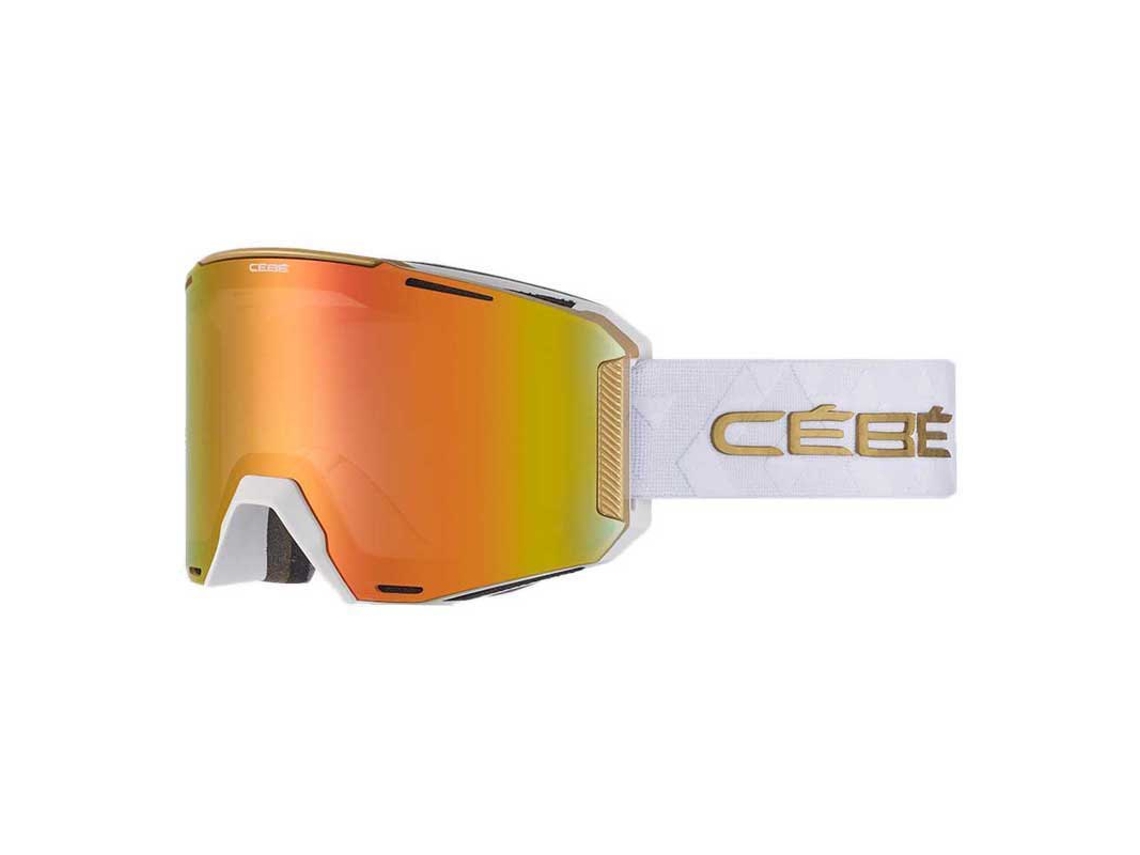 CEBE Máscara Esqui Slider Branco PC Vario Perfo Amber Flash Red/CAT1-3