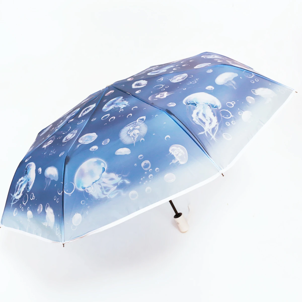 Guarda chuva MDUG estilo coreano, fofo, mini, série floresta (água viva)