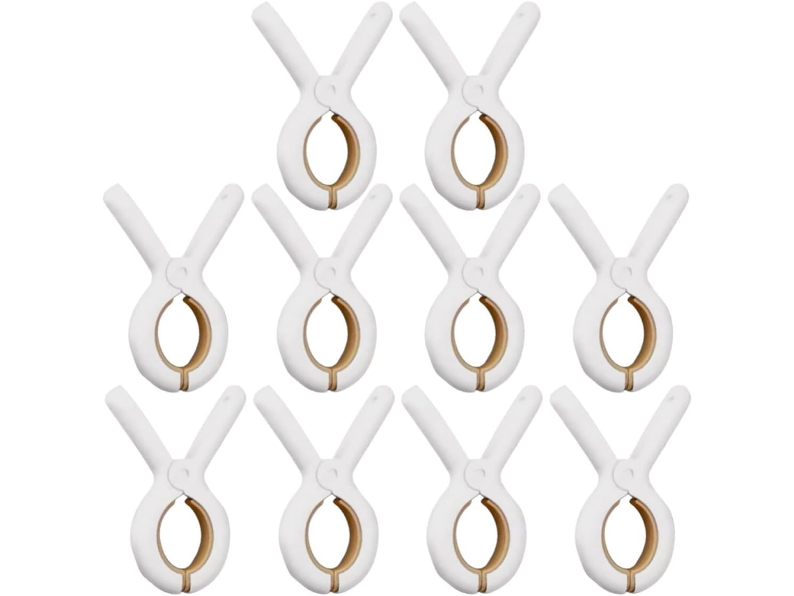 Conjunto De 10 Prendedores De Edredom, Plástico Para Cama E Quarto