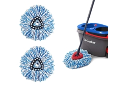 Pacote Com 2 Esfregões Giratórios O Cedar Easywring Rinseclean Compatíveis Hvorstur