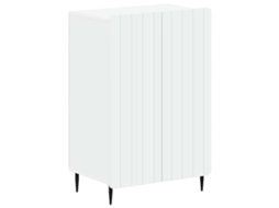 Armário para sapatos Vidaxl Zwolle, 59,5 x 39,5 x 91,5 cm, branco