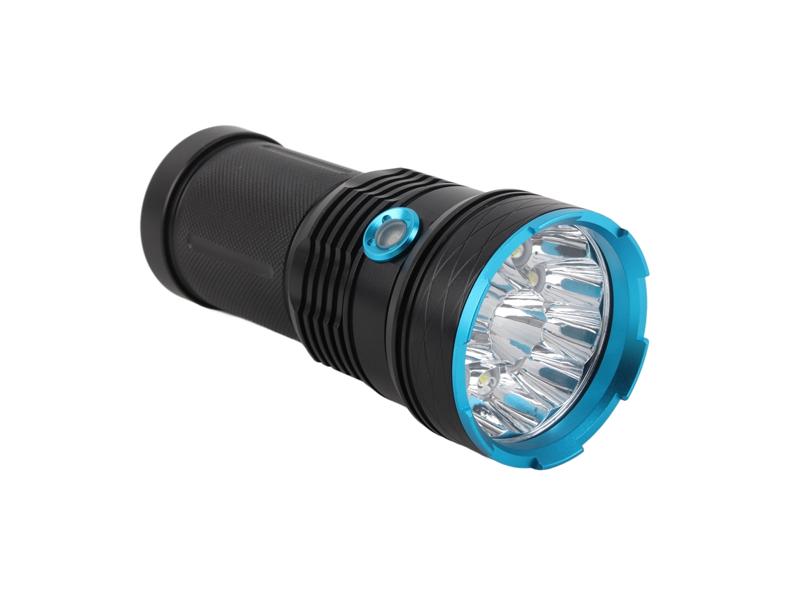 Rebe-lanterna Led Super Brilhante De Longo Alcance 8000lm Impermeável Com 3 Modos Para Exterior