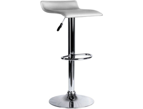 Banco  Tim (Cinzento - 40 x 84 / 64 x 39 cm - Couro Sintético - Aço Reforçado)