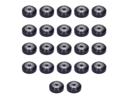 22 Peças Roda V Polia Idler Plástica Durável Acessórios Impressora 3d 5mm