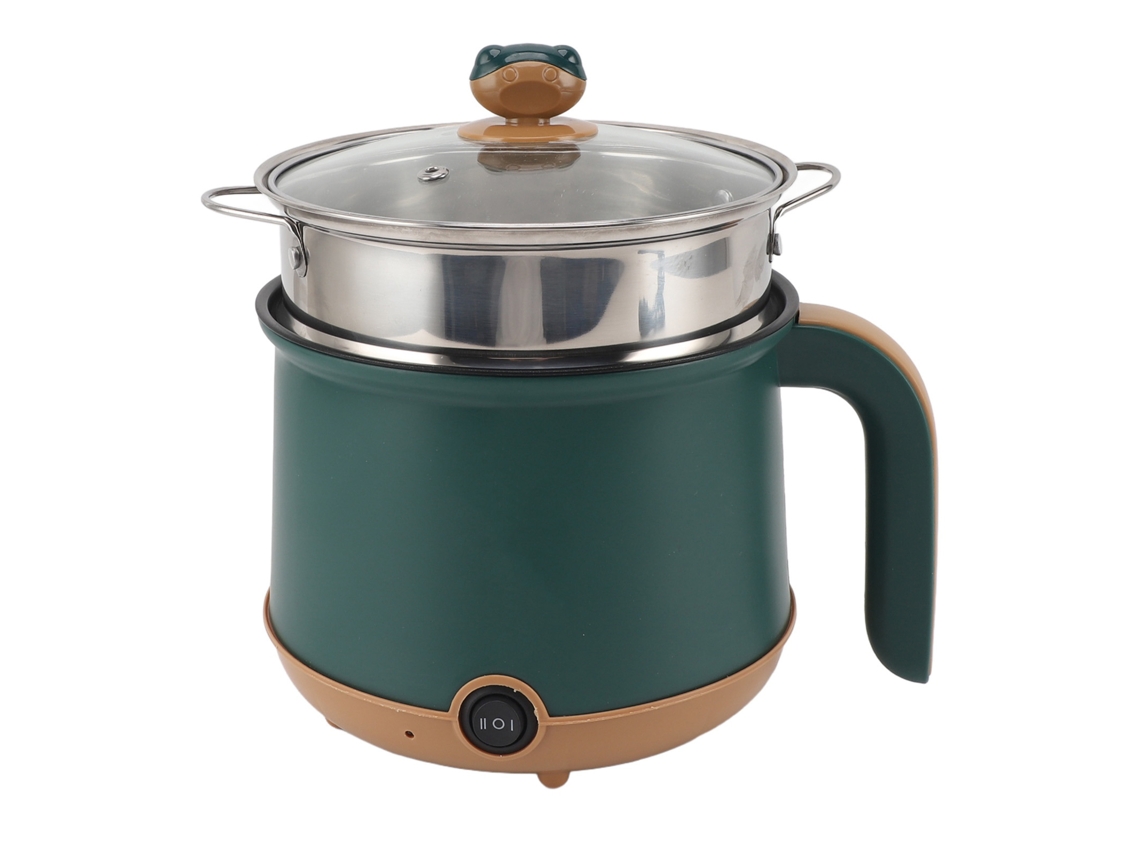 Laxiscreed Panela Elétrica Multifuncional 1,8l Com Revestimento Antiaderente Para Cozinha Prática