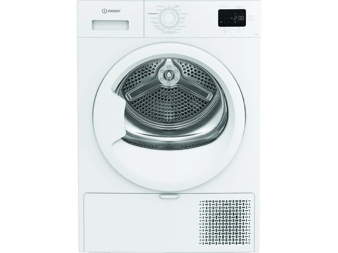 Máquina de Secar Roupa INDESIT CYD84DWWSPT (8 kg - Bomba de Calor - Branco)