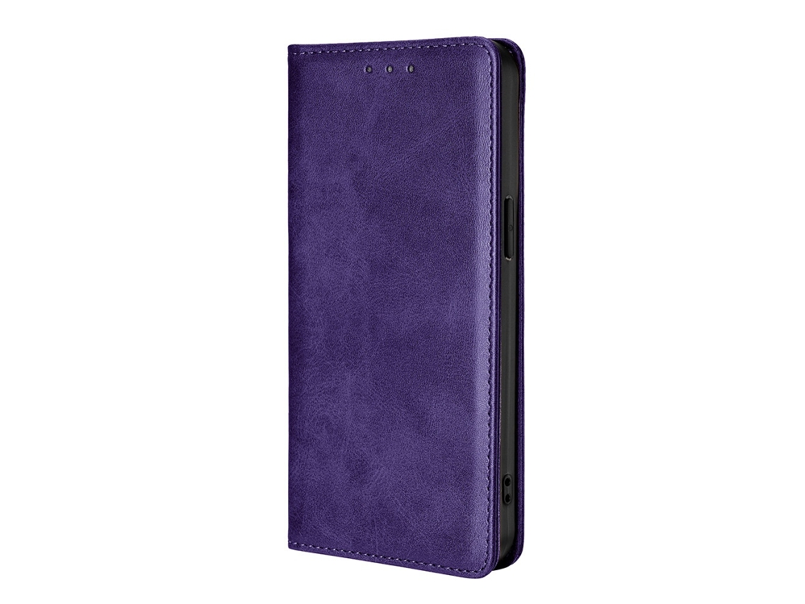 Capa Protetora Para Redmi Note 14 Pro 4g, Com Compartimento Para Cartão E Suporte Roxo Elysve