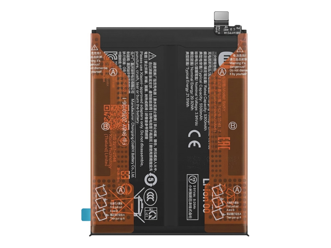 Bateria Interna Original para XIAOMI Redmi Note 14 Pro 4g Modelo Bn5y 5500mah