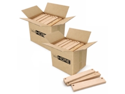 Caixas De Lenha Madeira De Faia 30kg (2x15kg) Wellhome