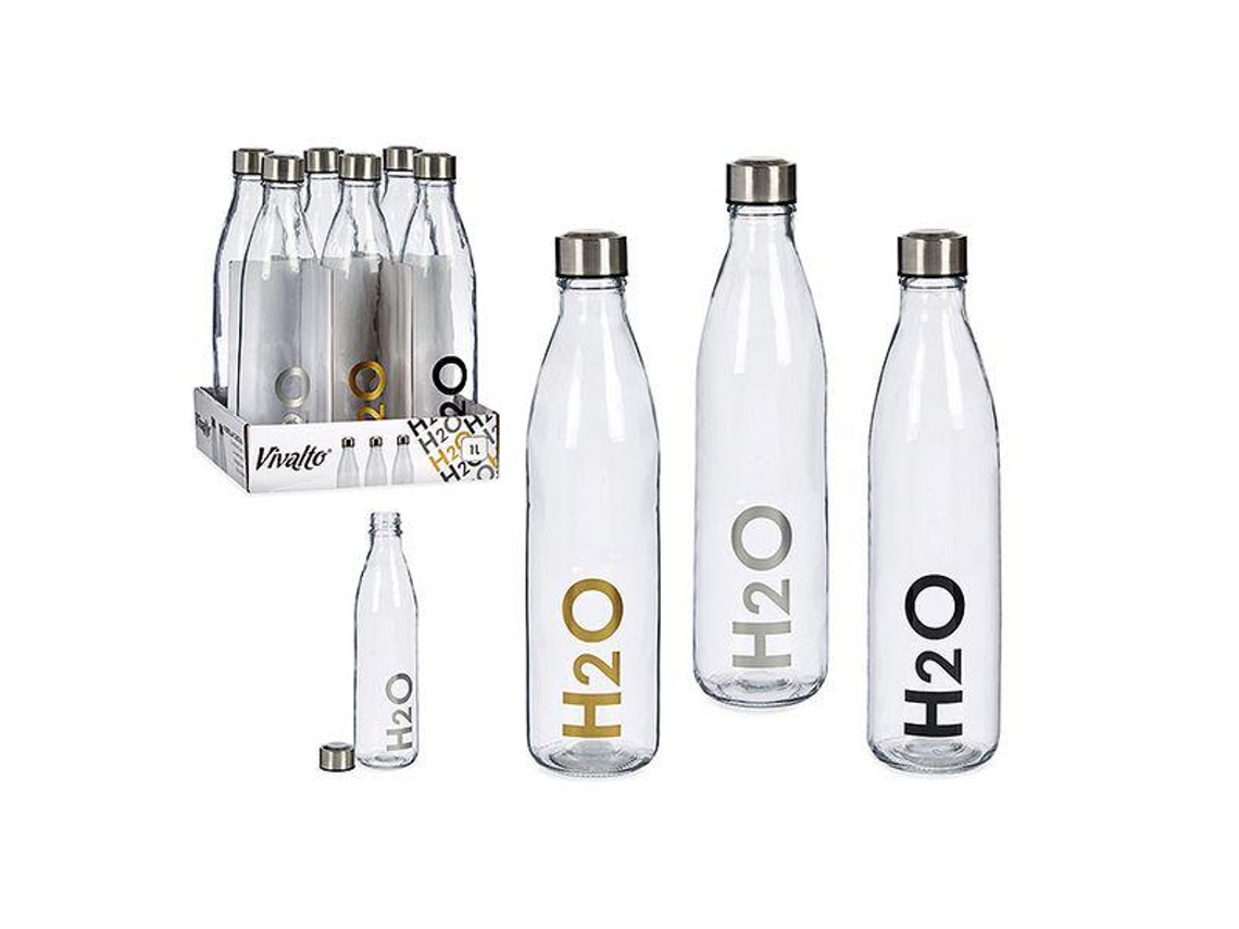 Garrafa H2O Vidro 1 L