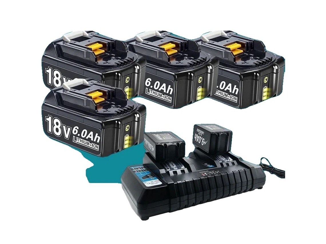 Bateria Recarregável, 18v, Capacidade De 6000mah, Conjunto 1
