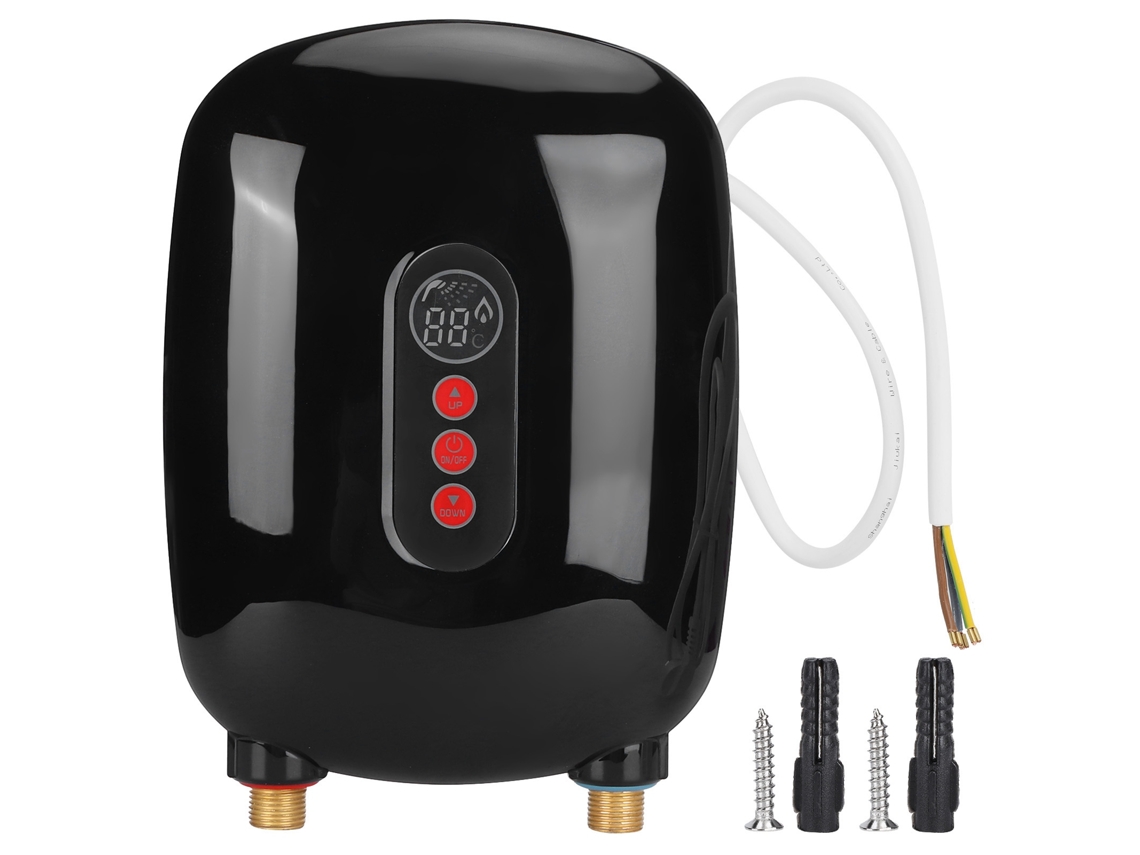 Laxiscreed Aquecedor De Água Instantâneo 6500w Com Inversor E Tanque De Aço Inoxidável