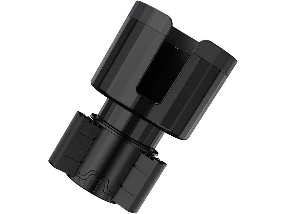 Extensor De Porta-copos Para Carro Em Abs Preto Com Base Antiderrapante.