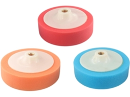 Conjunto De 3 Boinas Polimento Espuma Macia M14 6 Polegadas