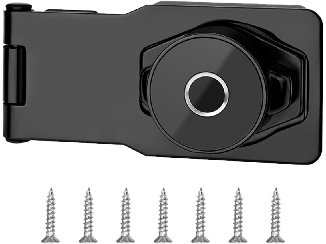 Fecho Multifuncional Com Chave, Trava De Gaveta, Tela De Impressão Digital Multiuso 5 Polegadas Para Porta Jardim E