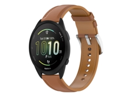 Bracelete Garmin Forerunner 165 Couro Genuíno de 20mm XIAOMOYU