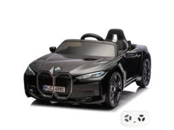 Bmw I4 Carro Elétrico Infantil 1 A 6 Anos – Carro Infantil 12v Com Telecomando, Portas Funcionais E Arranque Suave – Preto