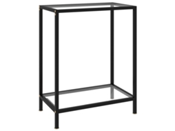 Console Table, Console Tables Vidaxl Transparente Vidro (60 X 35 X 75 Cm)