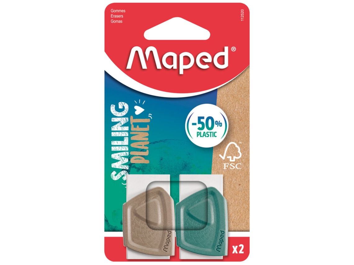 Borracha MAPED Smiling Planet 2 Unidades
