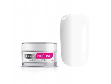 Pure Line Gel De Efeito Açucarado Para Decoração De Unhas Branco, 10g Silcare