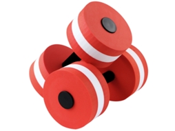 Halteres leves para esportes aquáticos, vermelho PANOONA