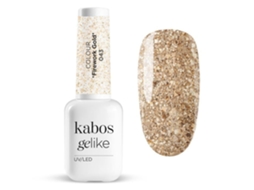 Verniz Híbrido Uv Led KABOS Gelike 043 Fogos de Artifício Dourado 8 Ml