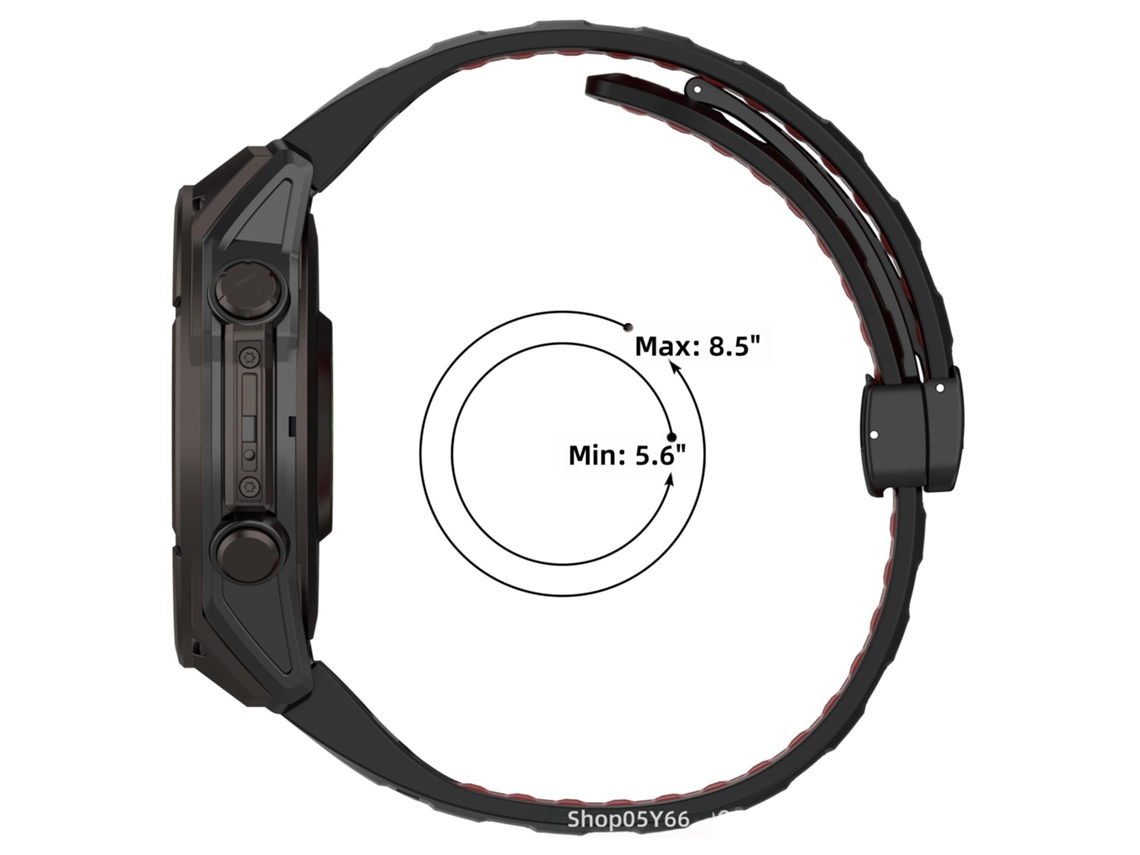 Pulseira Bicolor para Garmin Fenix 8, Enduro 3, Fenix e Fecho Dobrável CHABERLU
