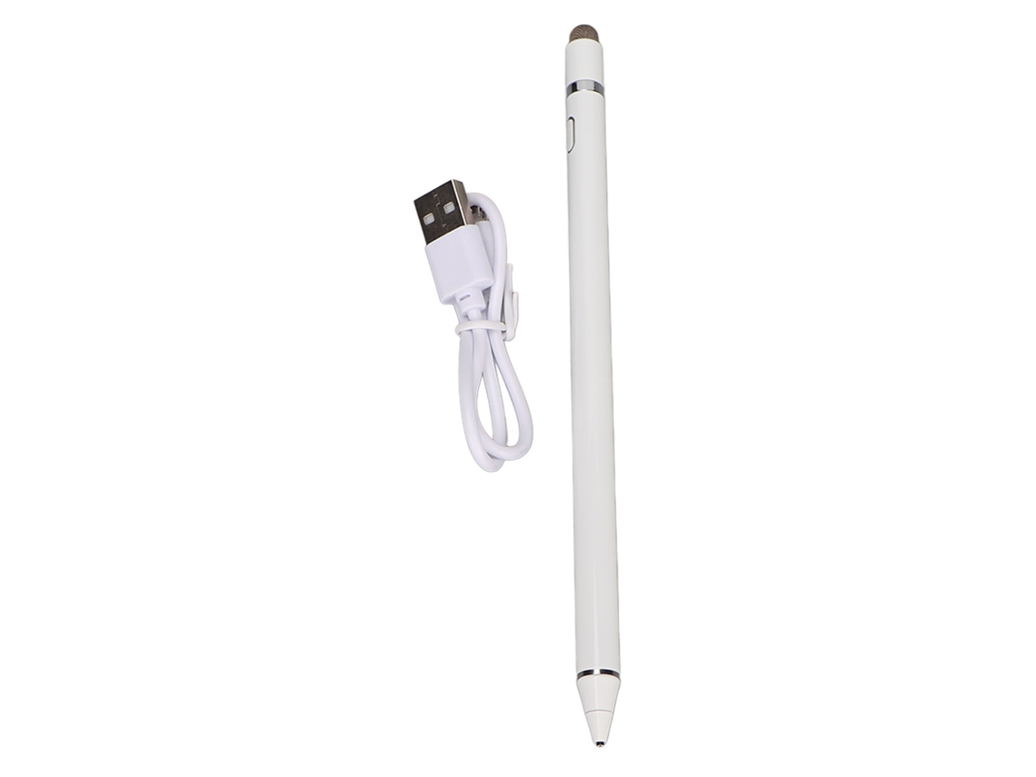 Caneta De Estilo Branca Para Tela Tática De Tablet E Telefone