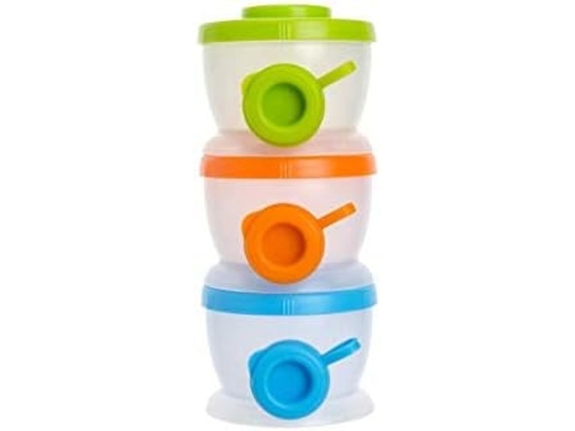 Dispensador De Leite Em Pó Para Bebês, Recipiente Empilhável Anti-derrames E Armazenamento De Petiscos Para Viagem, Sem Bpa