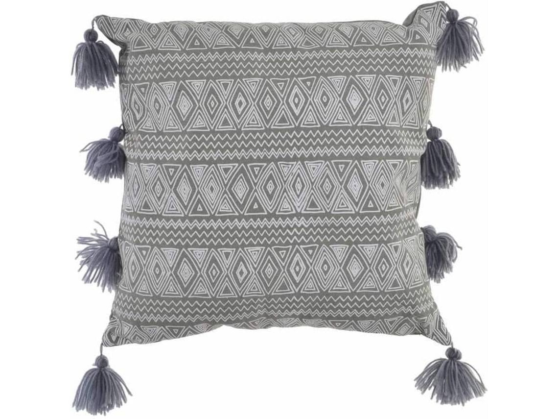 Almofada ITEM Cenefa Cinzento (45 x 45 cm)