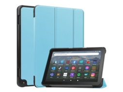 Capa Para Amazon Fire Hd 8/fire Hd 8 Plus 2022 Azul Celeste